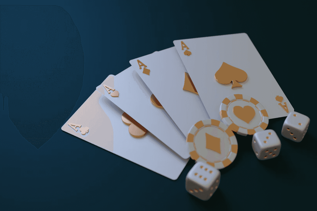 a group of objects on a surface