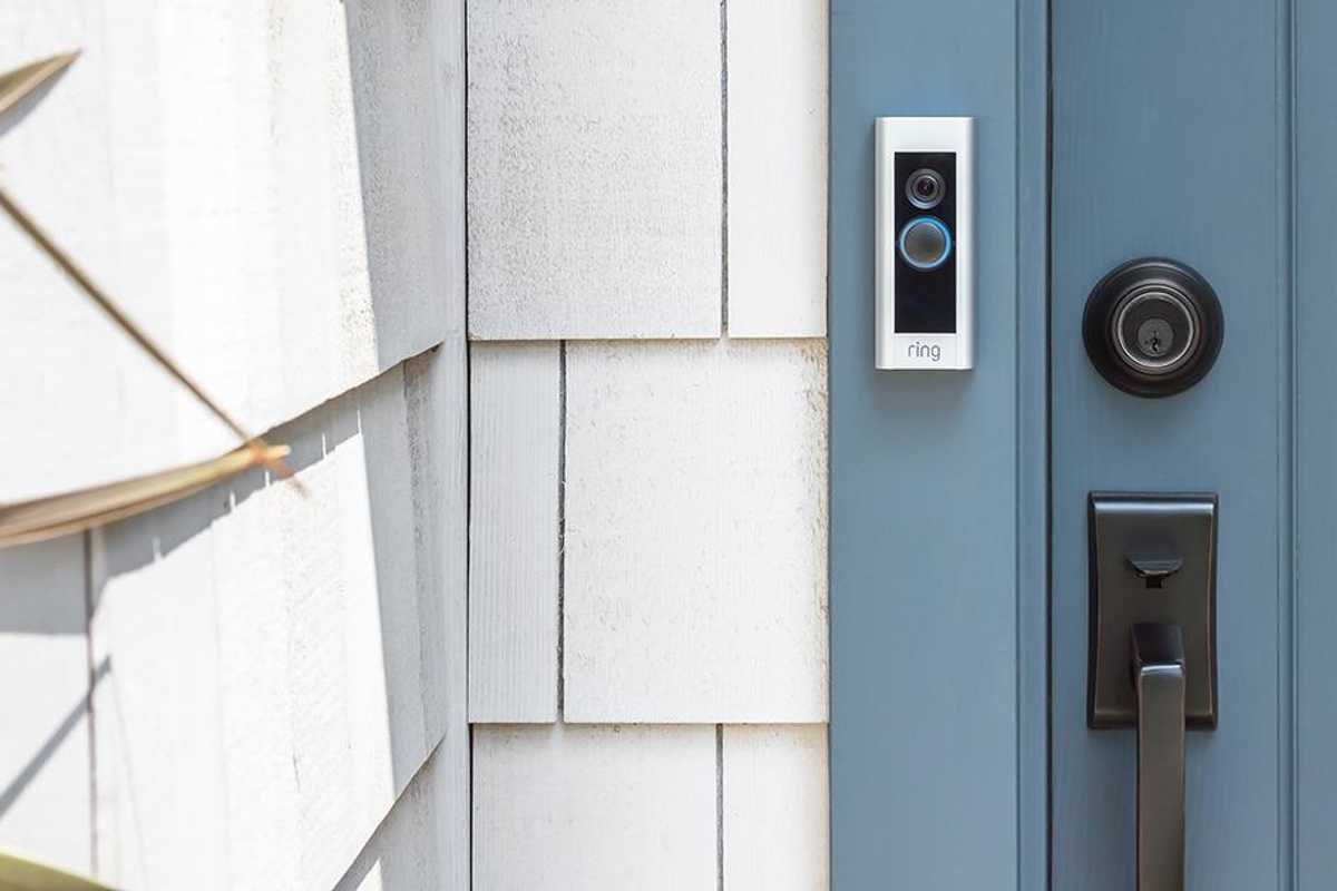 a photo of a house with Ring Video Doorbell