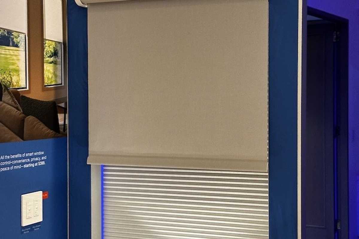 a photo of a new Lutron Caseta Smart Shades