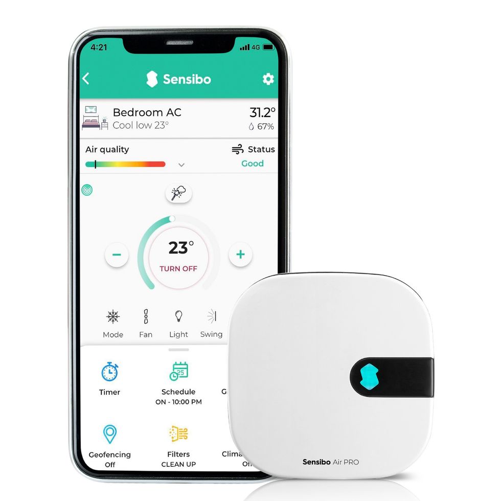 a photo of a smartphone and Senibo Air Pro