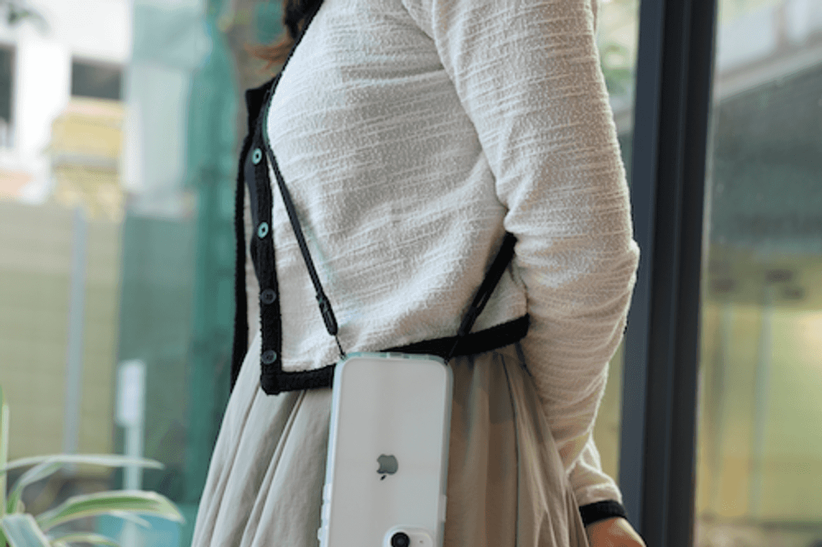 a photo of a woman wearing Catalyst Crossbody Shoulder Strap