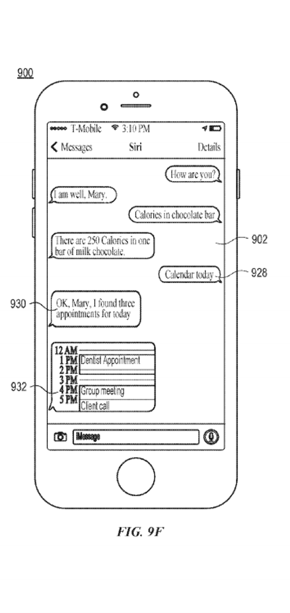 a photo of Apple patent for siri