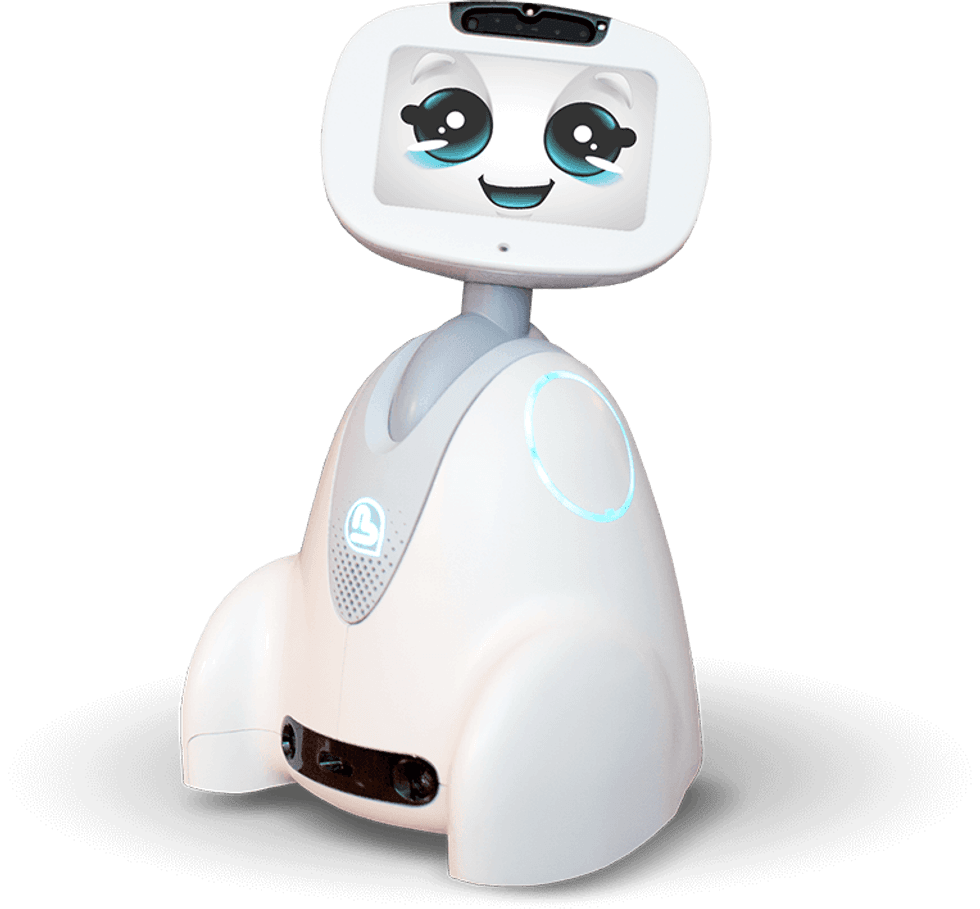 a photo of Buddy the emotional AI robot