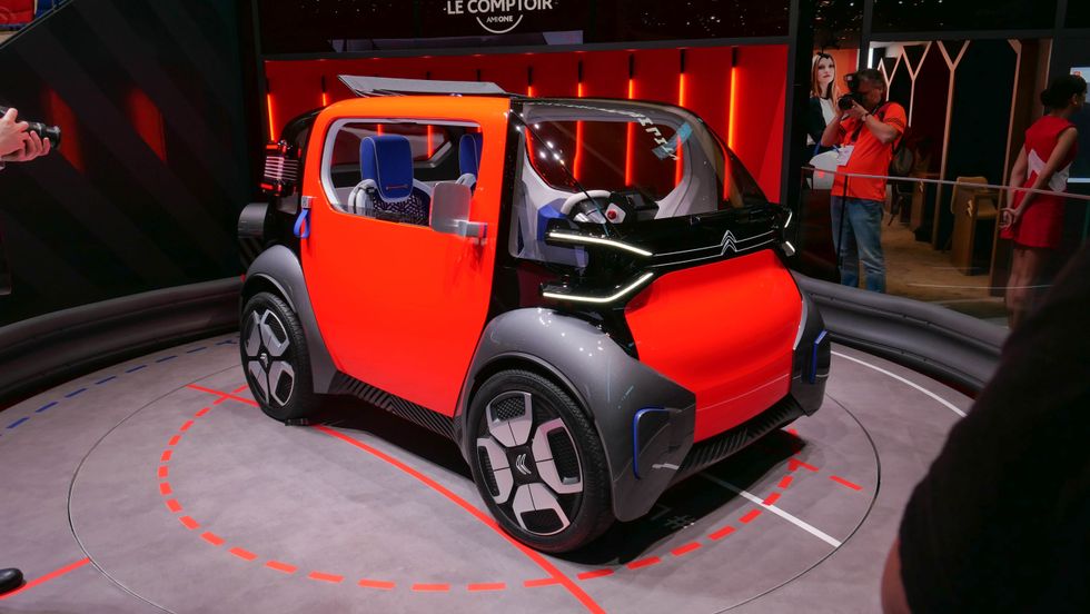 a photo of Citroen vehicle on display at a show