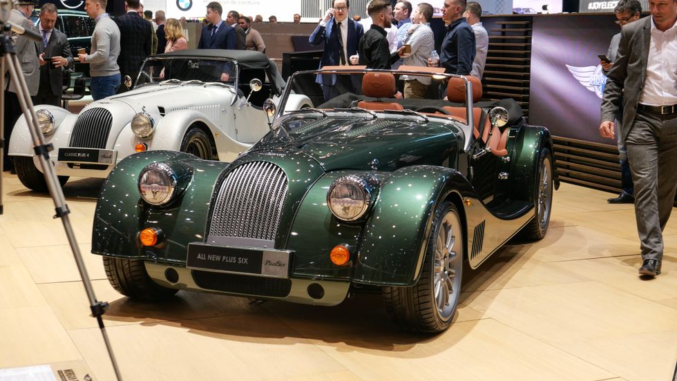 a photo of Even Morgan vehicle at Geneva Show
