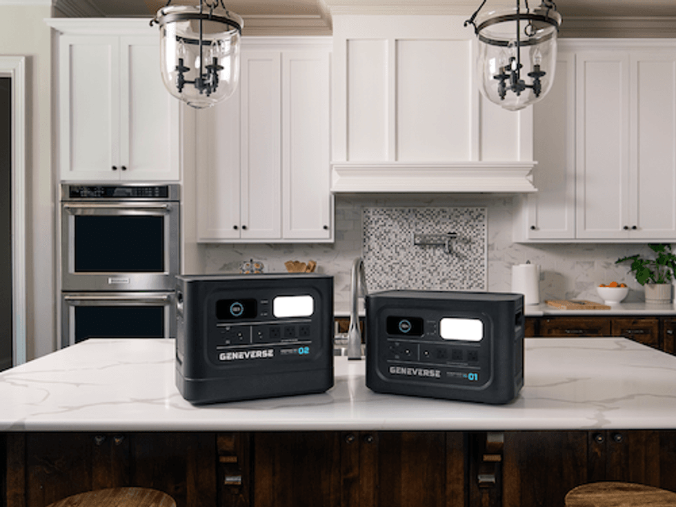 A photo of Geneverse Home Power Pro Plus indoor solar powered generators