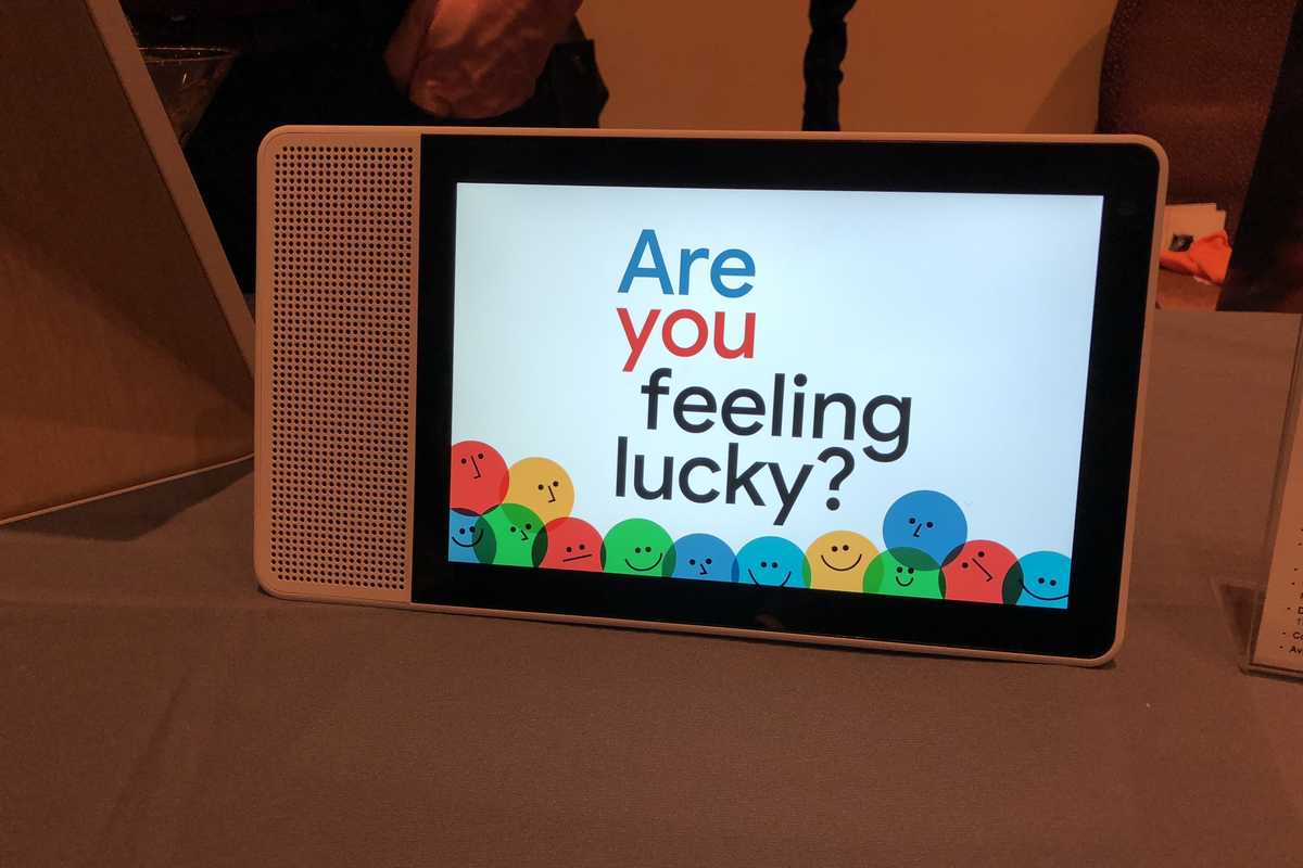 a photo of Google Assistant smart display