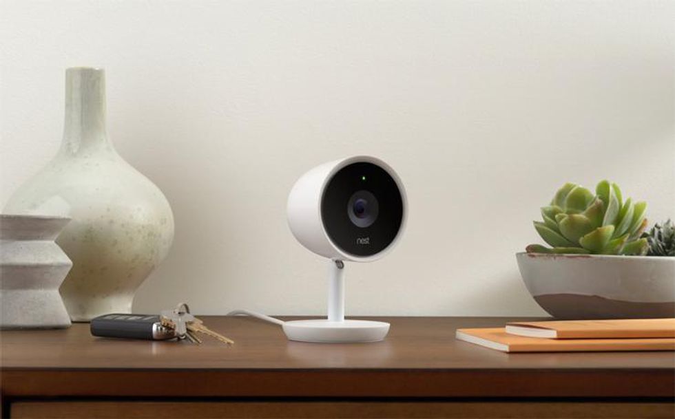a photo of Google Nest Cam on a table