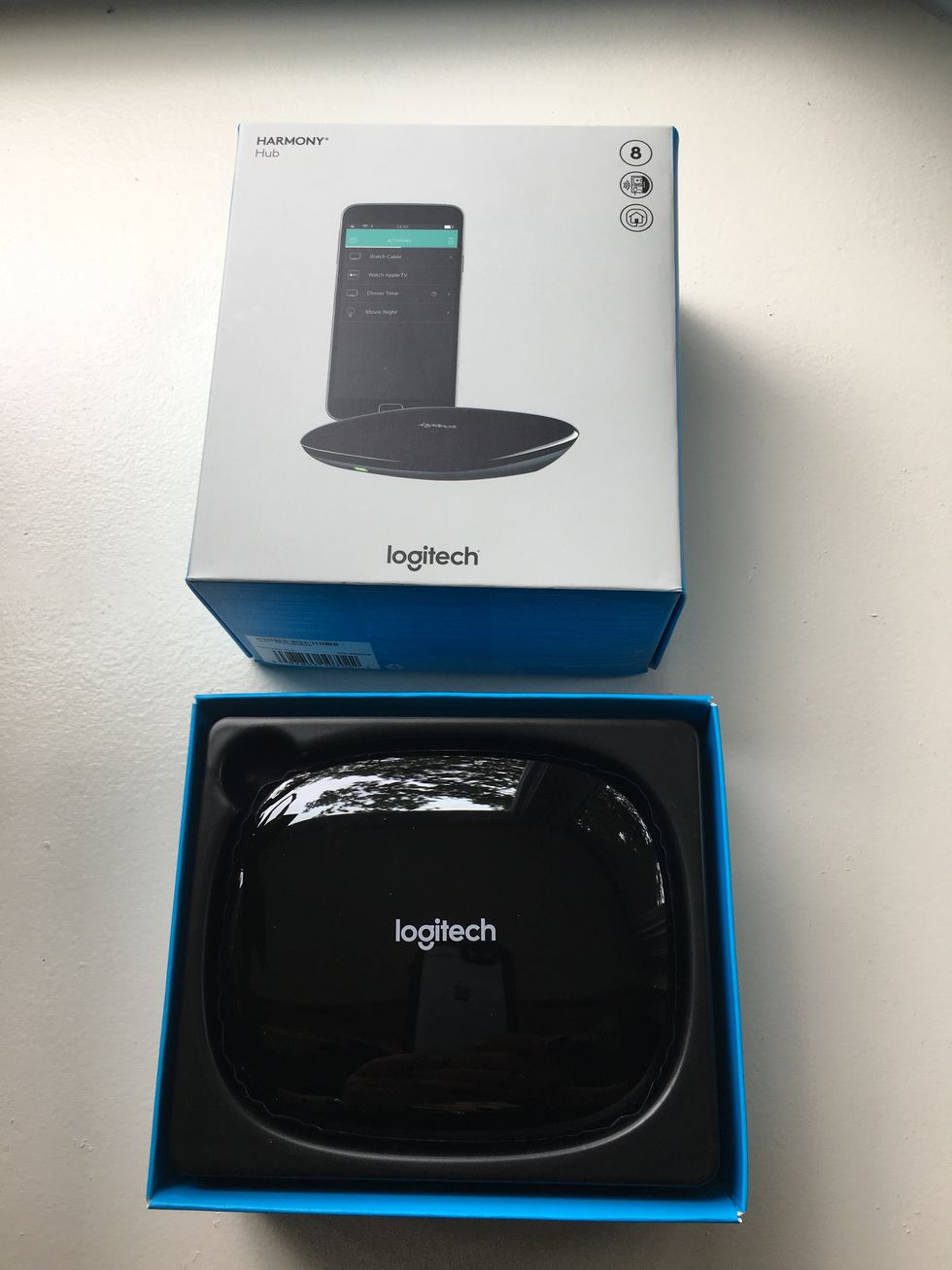 a photo of Harmony Hub unboxed