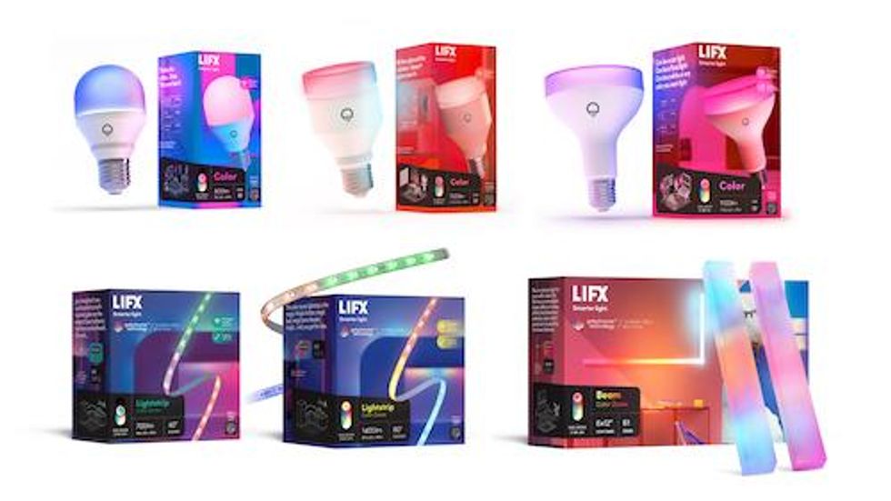 a photo of LIFX product lineup
