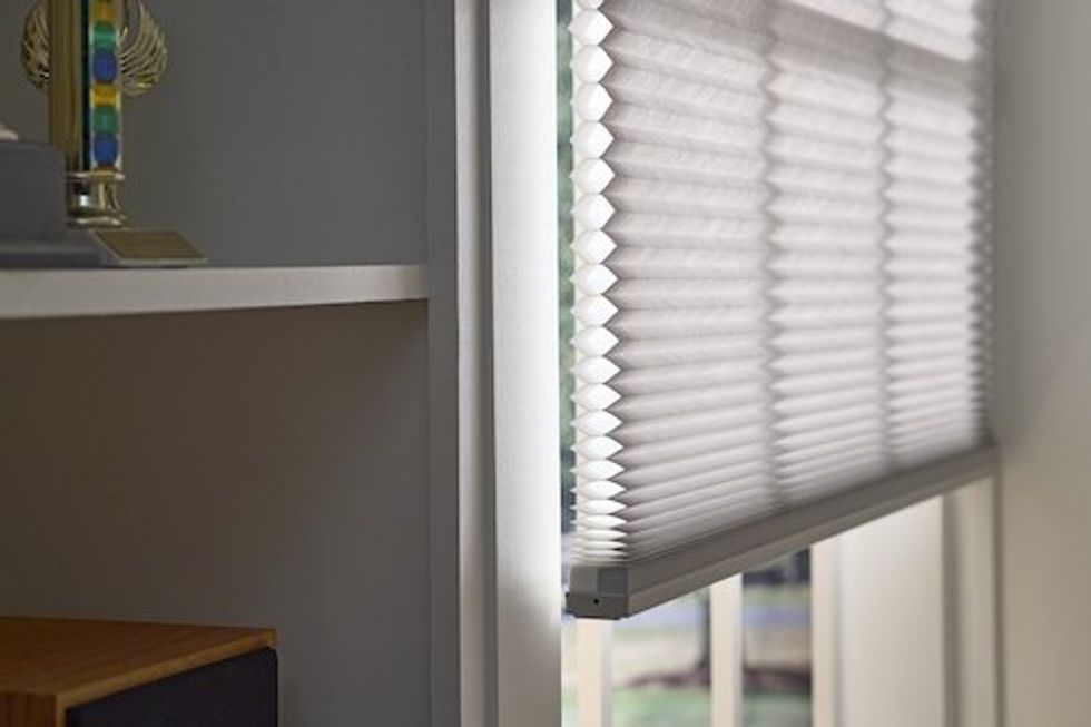 a photo of Lutron Caseata Honeycomb smart shades