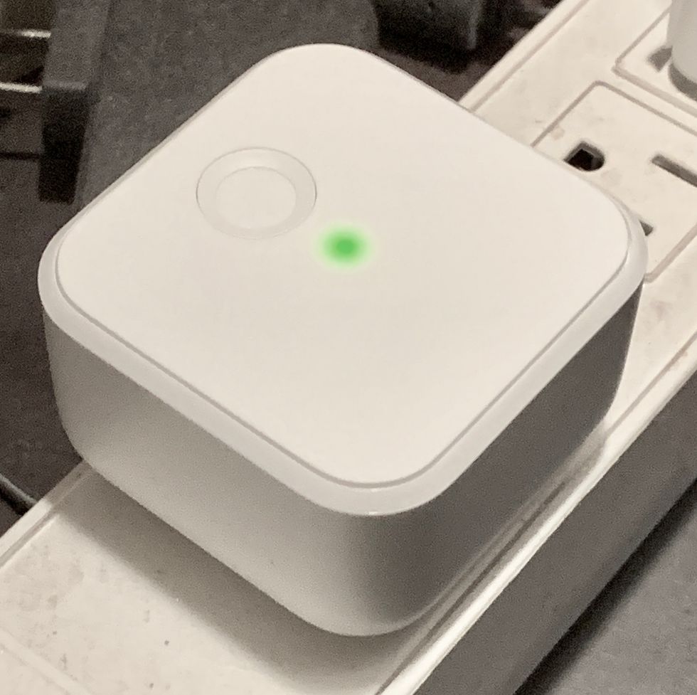 A photo of rhe Connections by August bridge, which is how you'll link the smart lock to Wi-Fi