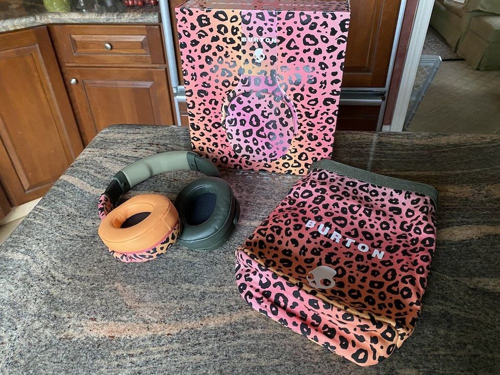 a photo of Skullcandy x Burton Crusher Evo Sensory Bass Headphones. unboxed