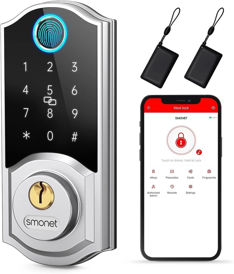 a photo of SMONET Smart Keyless Entry Door Lock