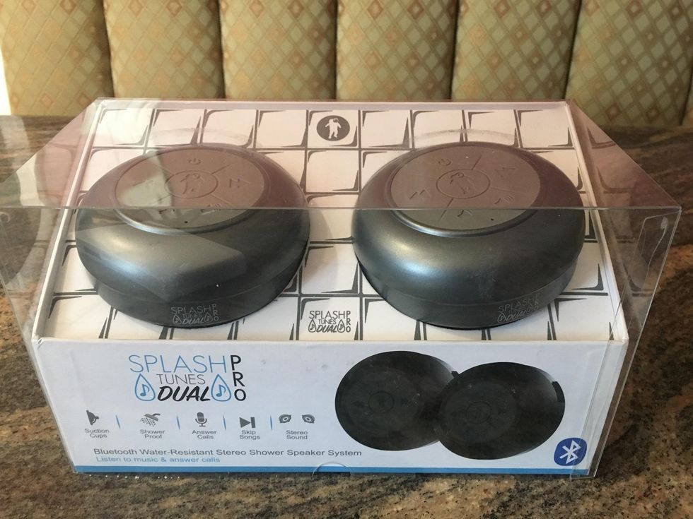 a photo of Splash Pro Tunes Waterproof Connected Shower Speakers