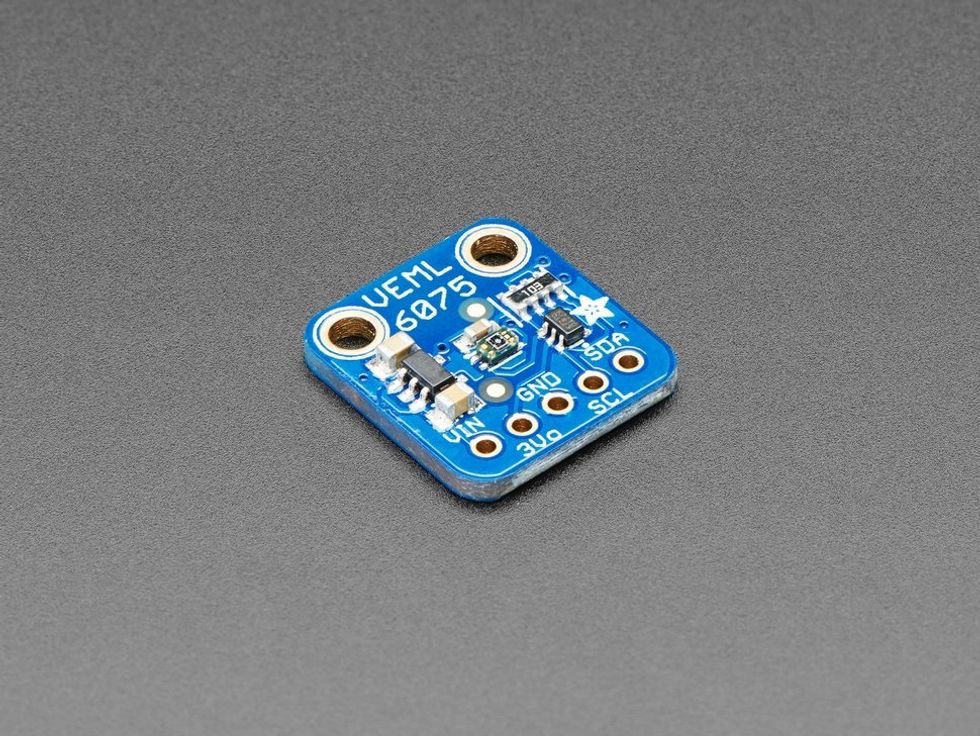 A photo of the Adafruit UVA UVB and UV Index Sensor, which is designed for those with some DIY skills