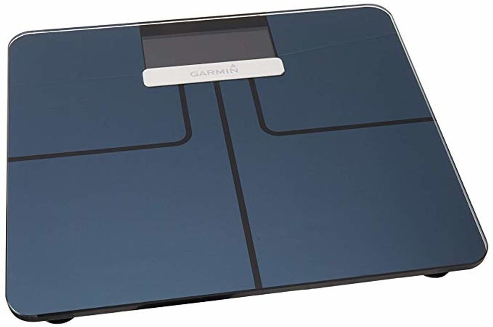 A photo of the Garmin Index Smart Scale, which tracks muscle mass, body fat and even BMI\u200b