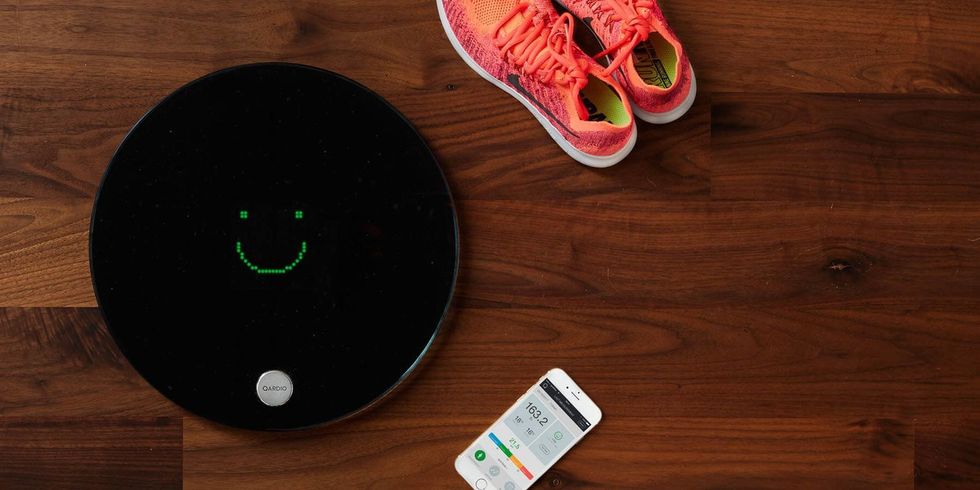 A photo of the QuardioBase2, which syncs with the popular MyFitnessPal app\u200b