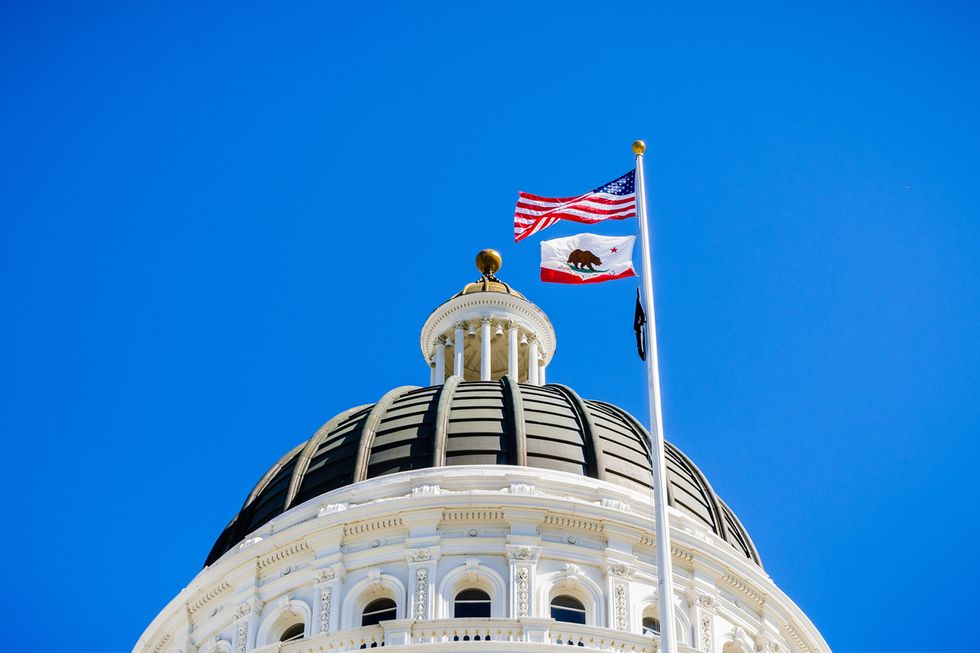 A photo of the state capital in California, which passed its bill to add security measures for smart devices last year