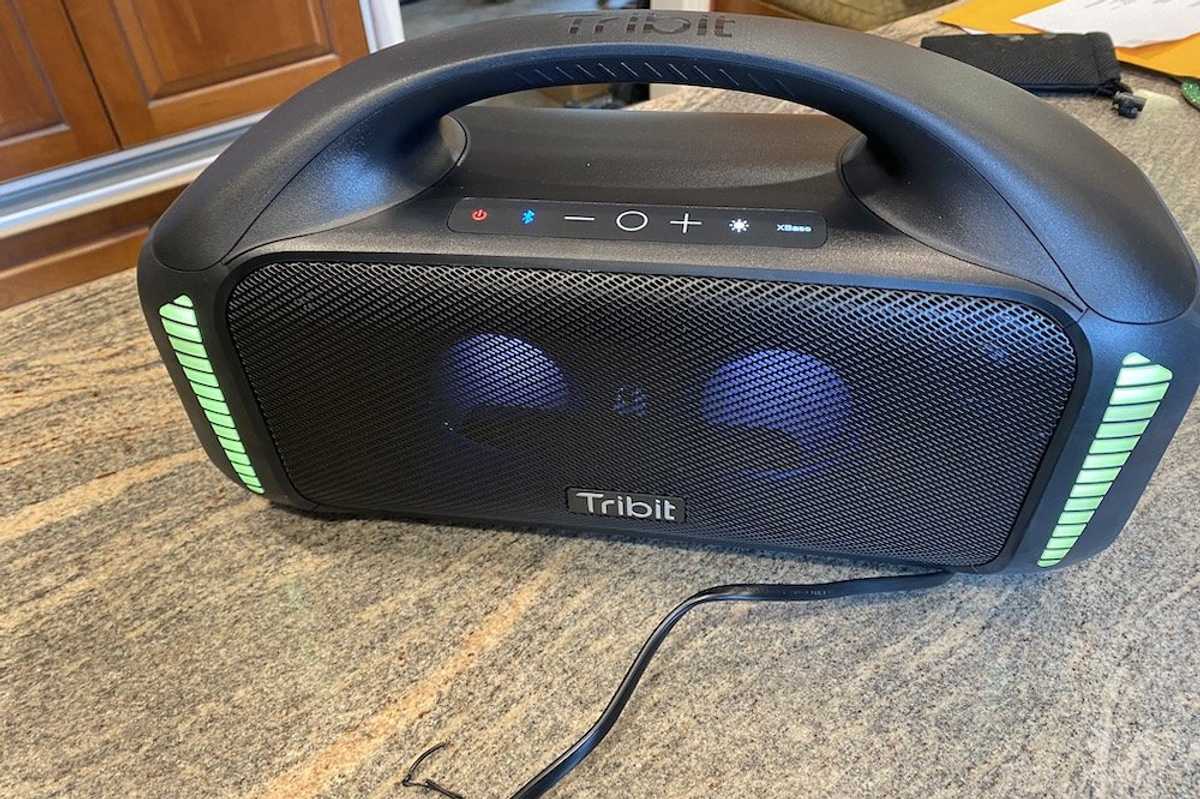a photo of Tribit StormBox Blast portable speaker