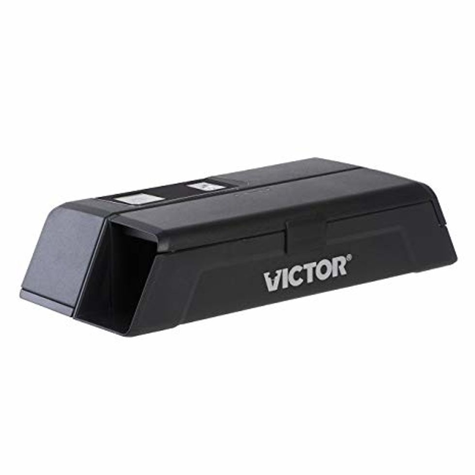 A photo of Victor traps, which connect to an app letting someone monitor them while away