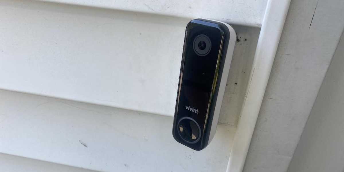 a photo of Vivint Doorbell Camera Pro (Gen 2) installed on a house