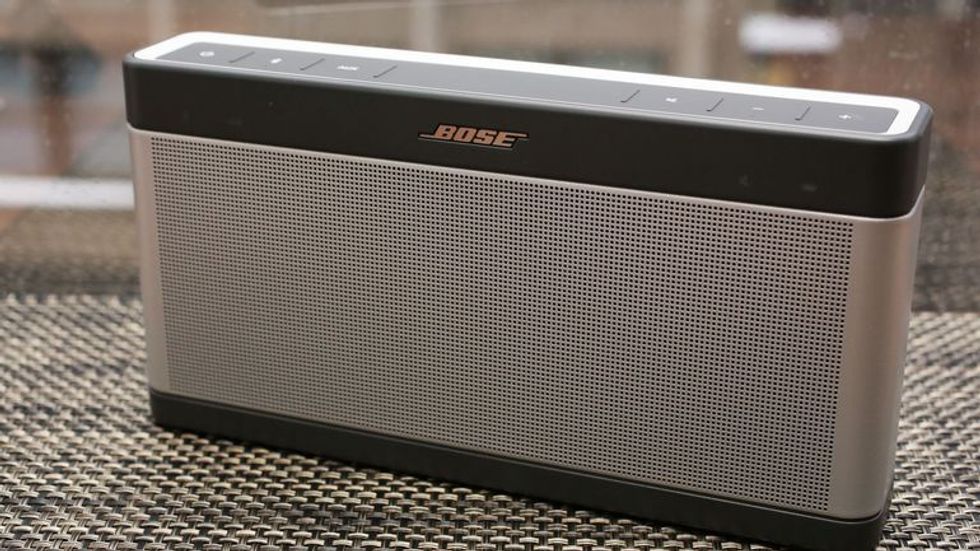 a product shot of Bose SoundLink Bluetooth Speaker III