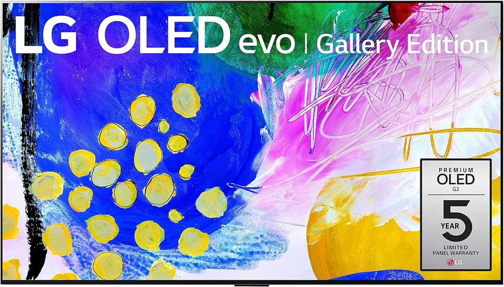 a product shot of LG G2 OLED evo Gallery Edition TV Line
