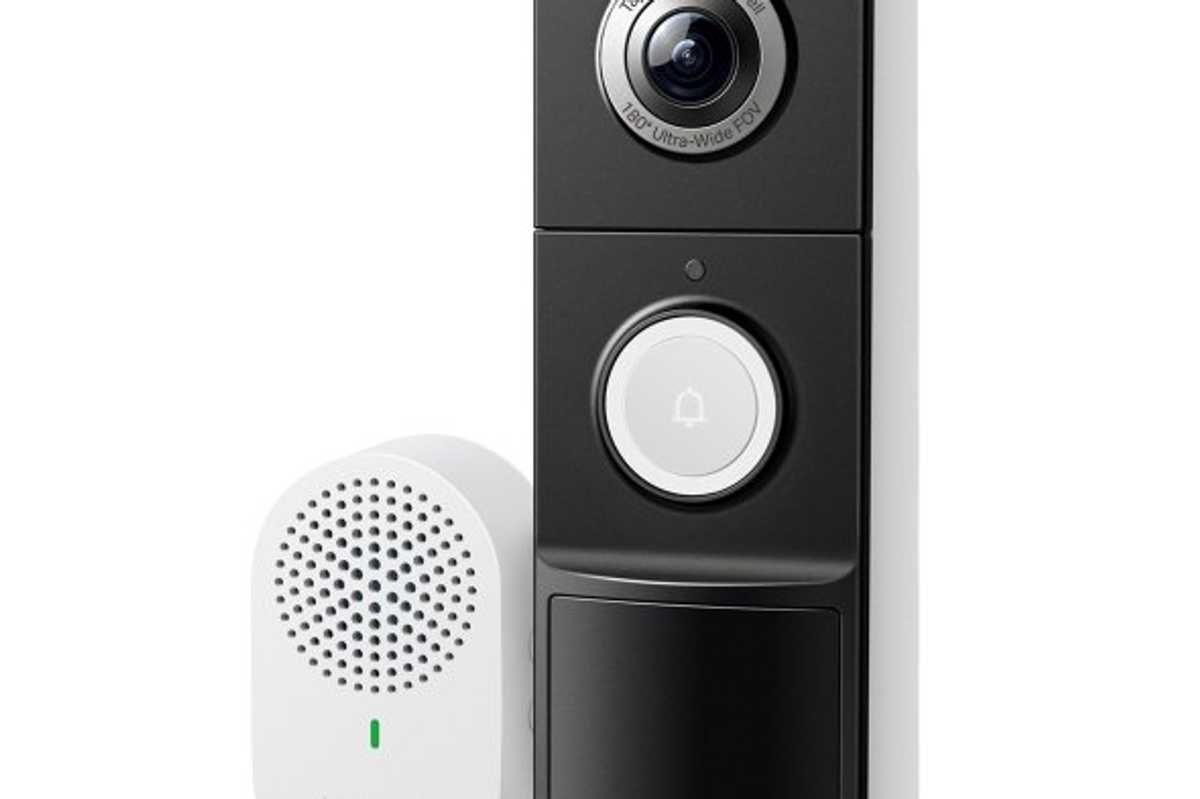 a product shot of Tapo D225 Video Doorbell and Chime