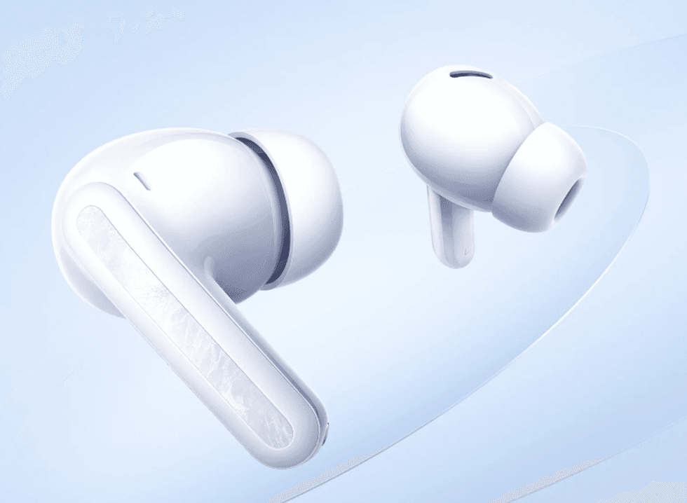 a product shot of \u200bXiaomi\u2019s Buds 5 Pro