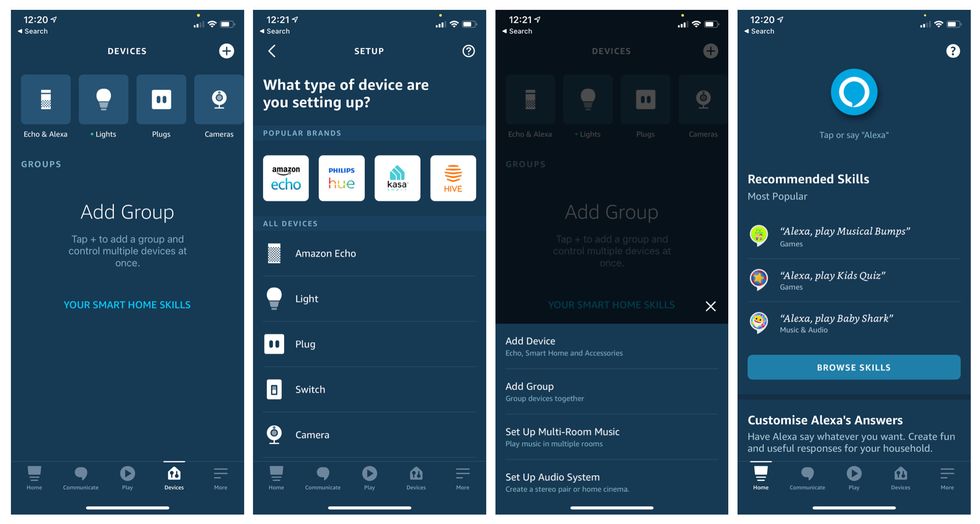 Adding a device to Alexa