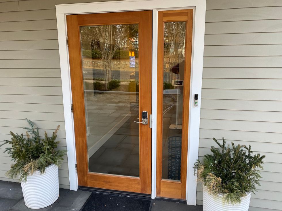 Alarm.com Demo House Front Door Picture