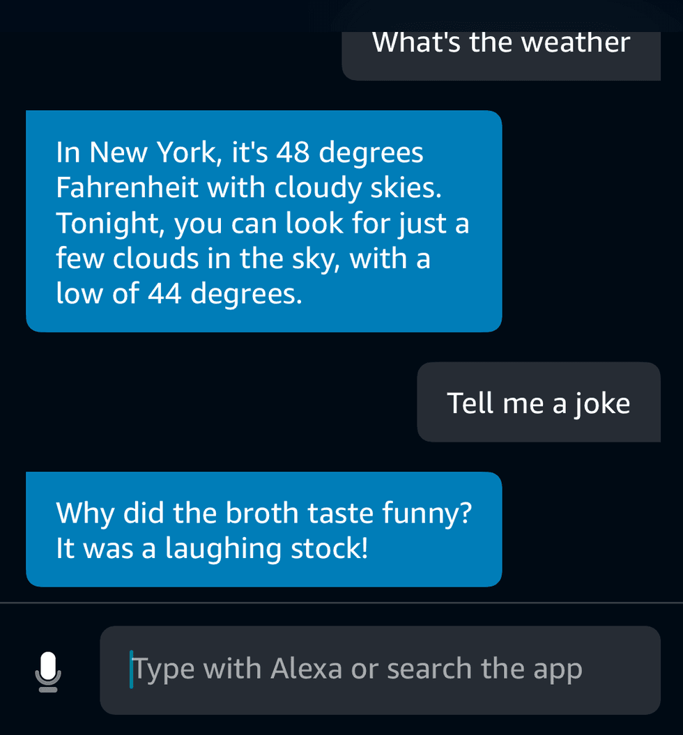 Alexa app