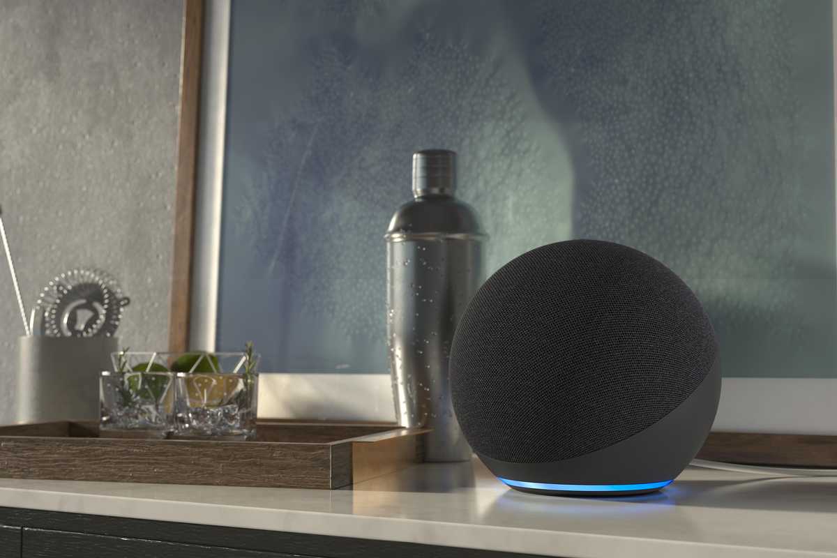 Amazon Echo (4th Gen) in charcoal