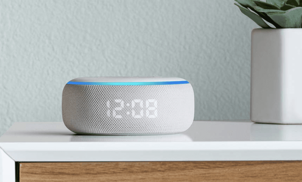 Amazon Echo Dot with Clock