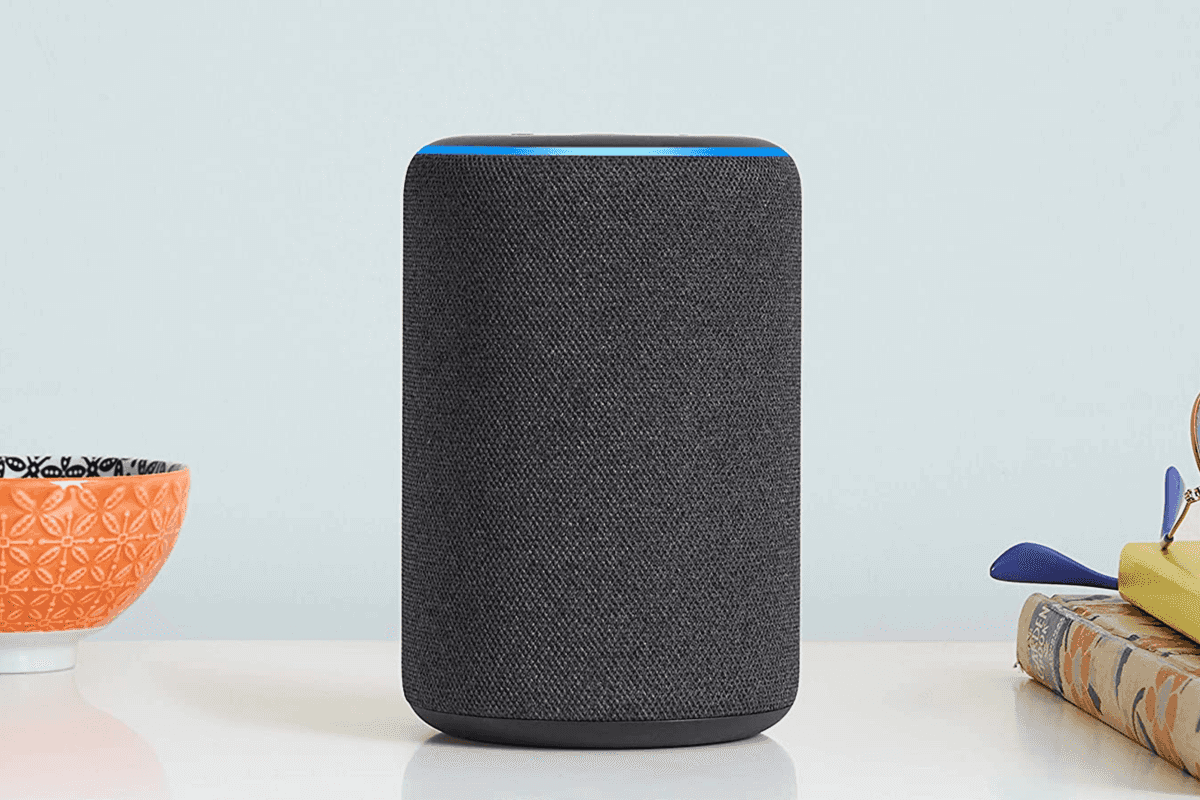 Amazon Echo smart speaker with Alexa