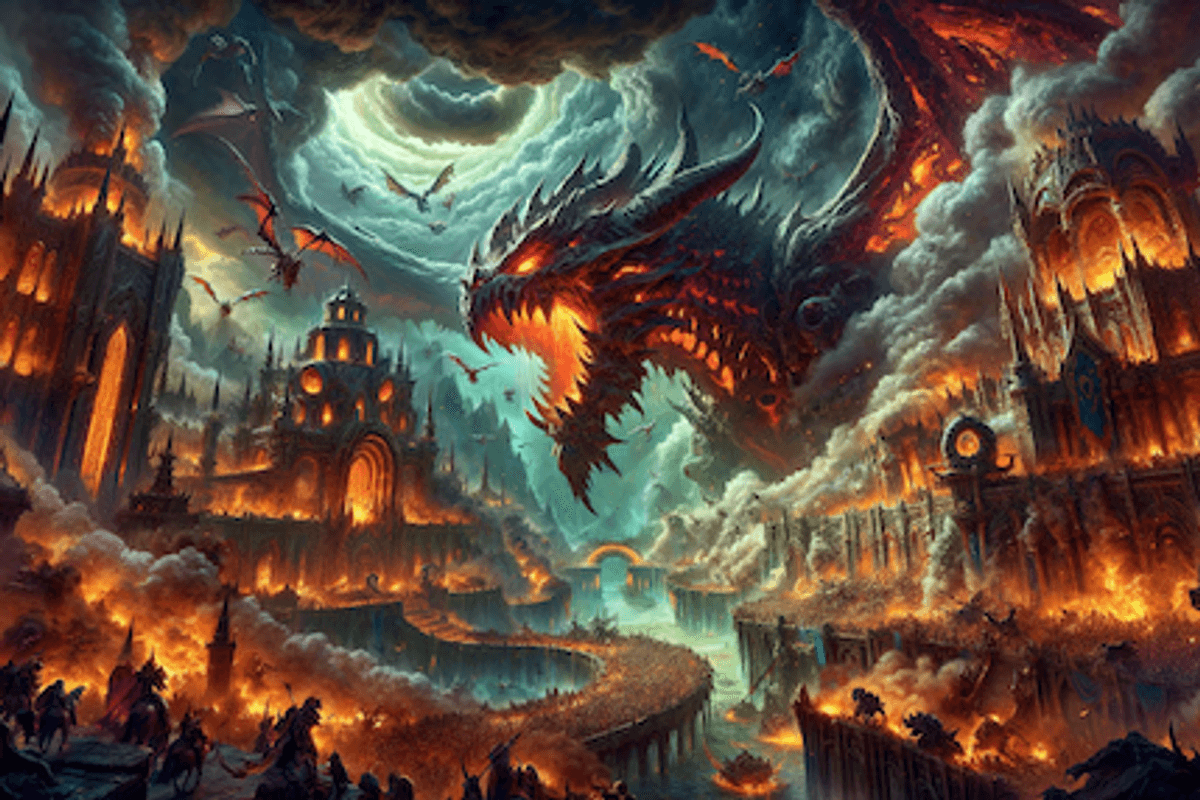 An illustration from WoW game