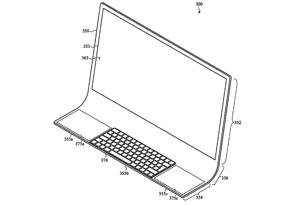 Apple computer patent drawing