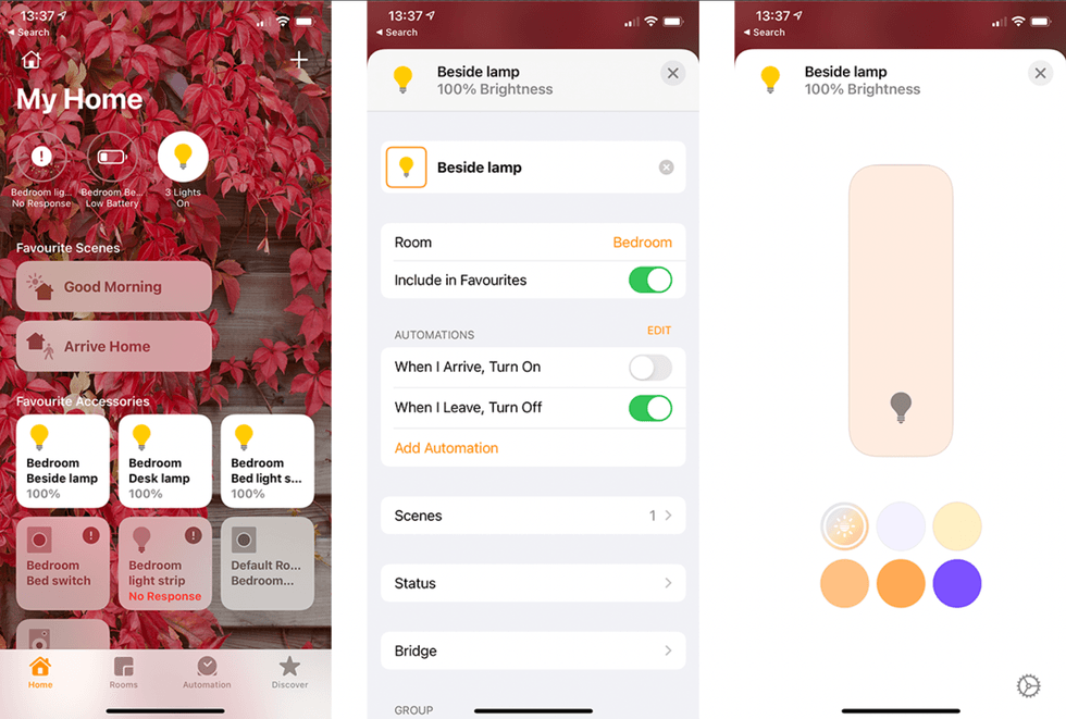 Apple Home app for iPhone