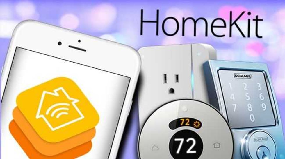 apple homekit logo and devices