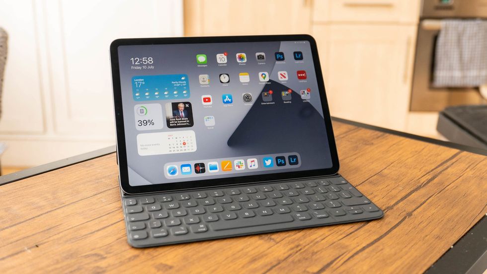 Apple iPad Pro running iPadOS 14