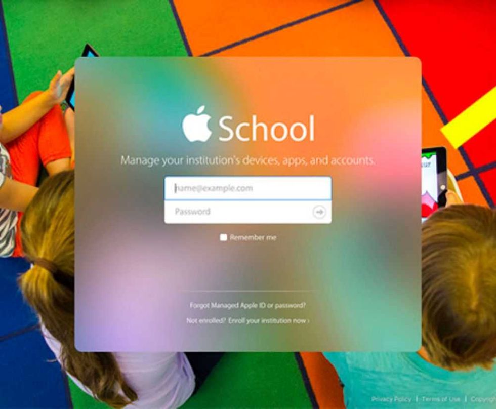 Apple School Manager screenshot