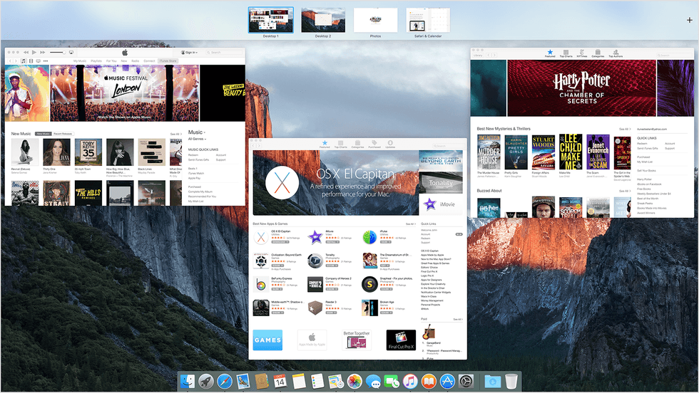 Apple Spaces and Missions Control