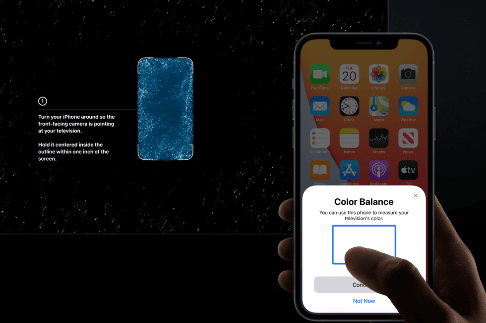 Apple TV 4K color calibration feature