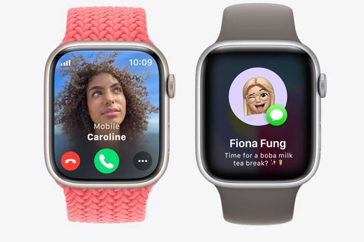 apple watch 9 side by side