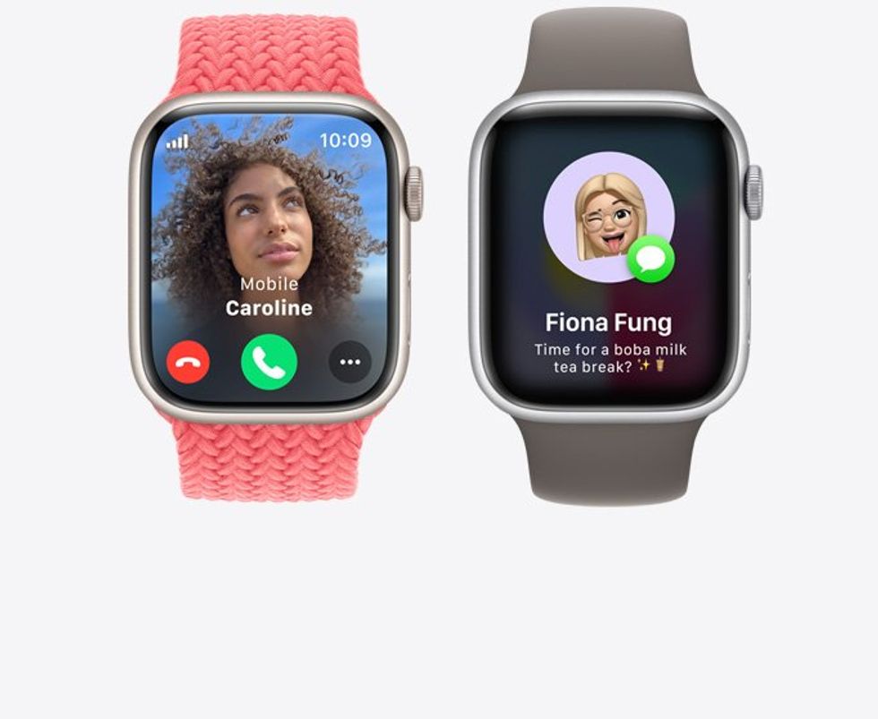 apple watch 9 side by side