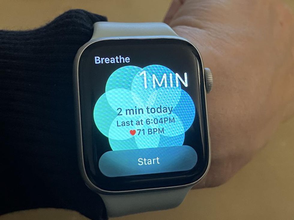 Apple Watch Breathe app