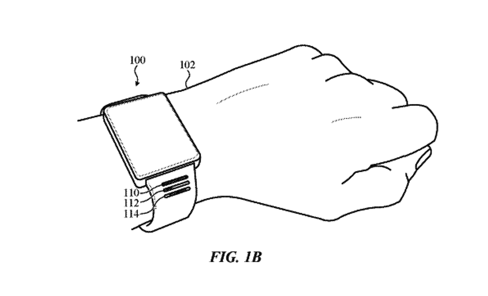 Apple Watch patent drawing