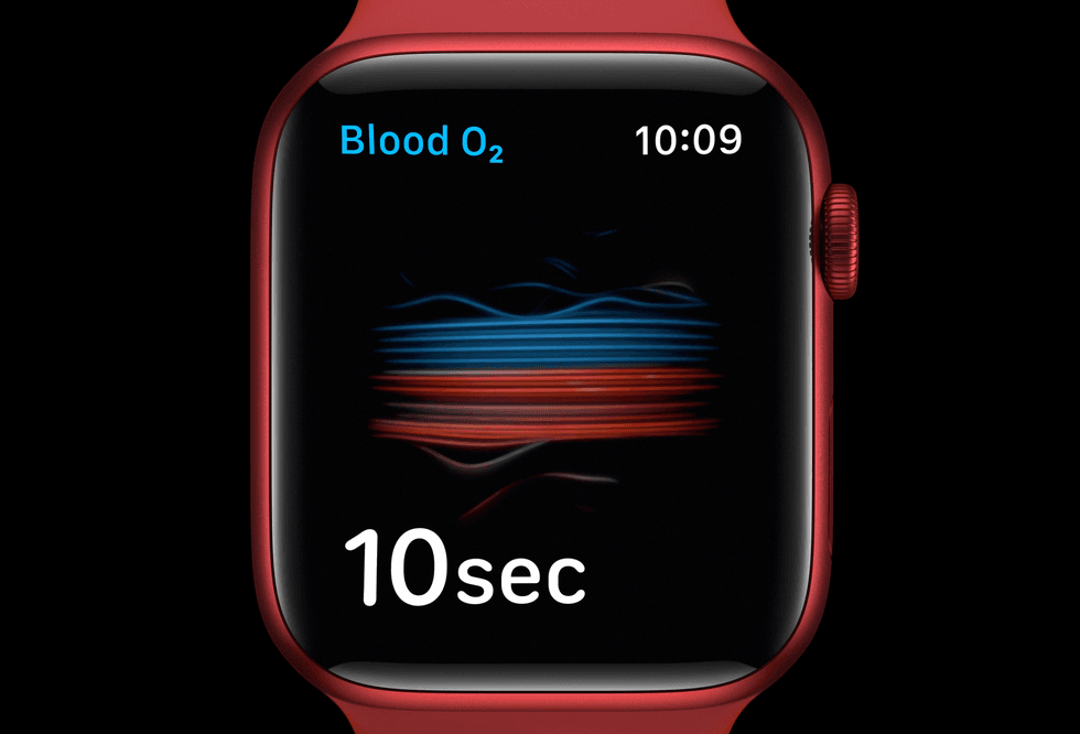 Apple Watch Series 6 Blood Oxygen app