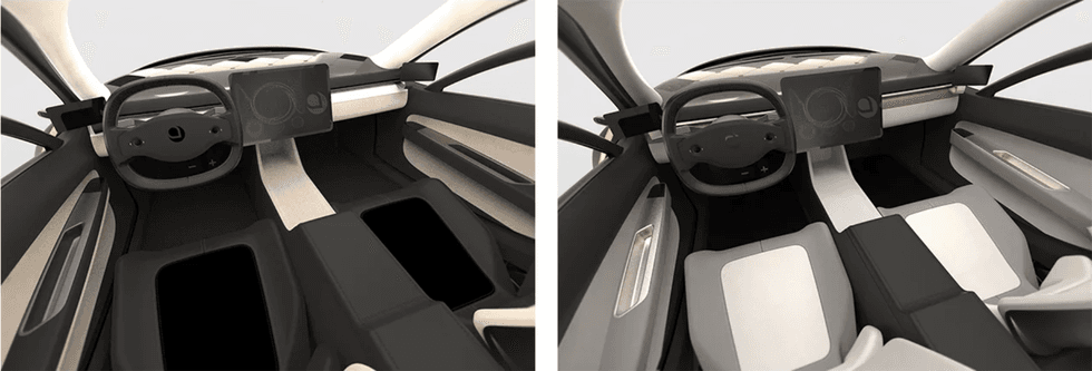 Aptera Paradigm interior